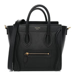 Smooth Calfskin Nano Luggage Black