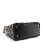 Lambskin Cannage Medium Lady Dior Black