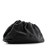 Smooth Butter Calf The Pouch Oversized Clutch Black