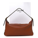 Supple Calfskin Medium Romy Shoulder Bag Tan