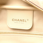 Suede Calfskin Large Perfect Bowling Bag Grey