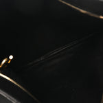 Calfskin Stitched Thin City Clutch Black