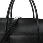 Supple Shiny Lambskin Luggage Black