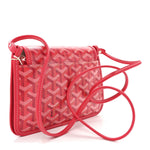 Goyardine Le Jardin Plumet Wallet Clutch Fuchsia