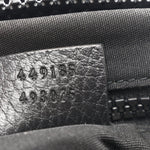 Nylon Monogram Medium Flat Messenger Bag Black