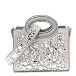 Crystal Mini Le Troisieme Shopping Bag Grey