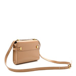Smooth Calfskin Mini Manhattan Shoulder Bag  Natural Tan