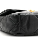 Lambskin Quilted Medium Chanel 19 Flap Black