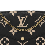 Empreinte Monogram Giant Felicie Pochette Black Beige