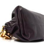 Calfskin The Pouch Chain Grape