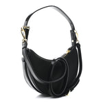 Re-Nylon Spazzolato Mini Arque Shoulder Bag Black