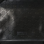 Imprime Monogram Medium Double Buckle Flap Messenger Bag Black