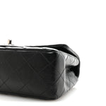 Lambskin Quilted Mini Rectangular Flap Black