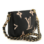 Empreinte Monogram Giant Multi Pochette Accessories Mini Pochette Black Beige