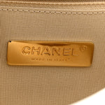 Goatskin Quilted Medium Chanel 19 Flap White