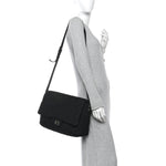 Easy Tweed Jumbo Reissue Messenger Flap Black