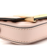 Nappa Matisse FF Embossed Nano Maxi Buckle Baguette Charm Rosa Quarzo