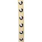 Calfskin Studded Benny Belt 80 32 Dark Ivory