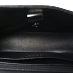 Lambskin Quilted Mini Rectangular Flap Black