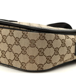 Monogram Flap Messenger Bag Beige Dark Brown