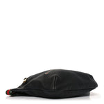 Grained Calfskin Small Logo Belt Bag Black