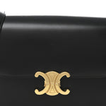 Shiny Calfskin Medium Triomphe Black