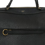 Bullhide Calfskin Medium Ring Bag Black