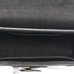 Epi Monogram Twist Shoulder Bag MM Black