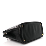 Saffiano Large Galleria Double Zip Tote Black