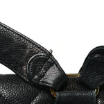 Caviar Quilted Backpack Black