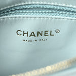 Caviar Quilted Filigree Waist Bag Light Blue