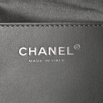 Metallic Caviar Quilted Small Chanel 25 Handbag Anthracite