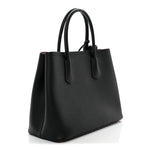 Saffiano Cuir Medium Double Bag Black Mughetto