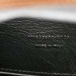 Suede Large Cassandre Pouch On Chain Caramel Cognac