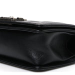 Caviar Quilted Small Boy Flap Black