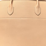 Matte Grained Calfskin Soft Margaux 17 Light Camel