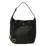 Smooth Calfskin Small Be Air Hobo Black
