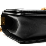 Caviar Quilted Small Boy Flap Black