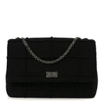Wool Jumbo Chocolate Bar Mademoiselle Flap Black
