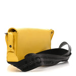 Calfskin Mini Binder Clip Bag Yellow