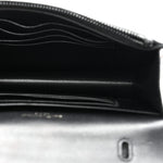 Ayers Monogram Toy Kate Strap Wallet Black Red
