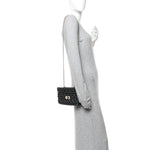 Nappa Small Rockstud Spike Shoulder Bag Black