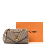 Calfskin LV New Wave Chain Bag Taupe