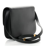 Liege Calfskin Medium Classic Box Flap Bag Anthracite