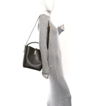 Shiny Calfskin Le 37 Bucket Bag Deep Musk