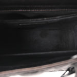 Crinkled Calfskin Cannage Medium Lady Dior Black