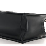 Oblique Calfskin Small Book Tote With Strap Blue Multicolor