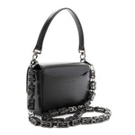 Box Calfskin Small 4G Cube Chain Shoulder Bag So Black