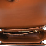 Calfskin Triomphe Canvas Teen Triomphe Bag Tan