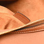 Supple Calfskin Medium Triomphe Heloise Shoulder Bag Tan